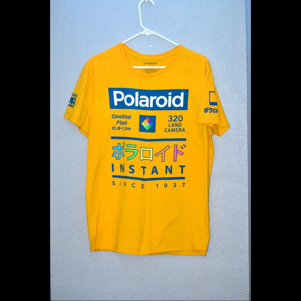 Yellow Polaroid Tee 🟡📷